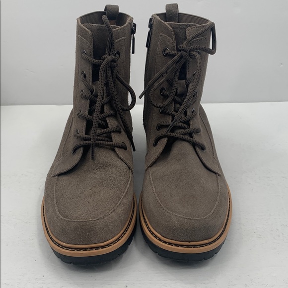 Crown Vintage Shoes - Crown Vintage Beige Leather Ankle Boots Size 10